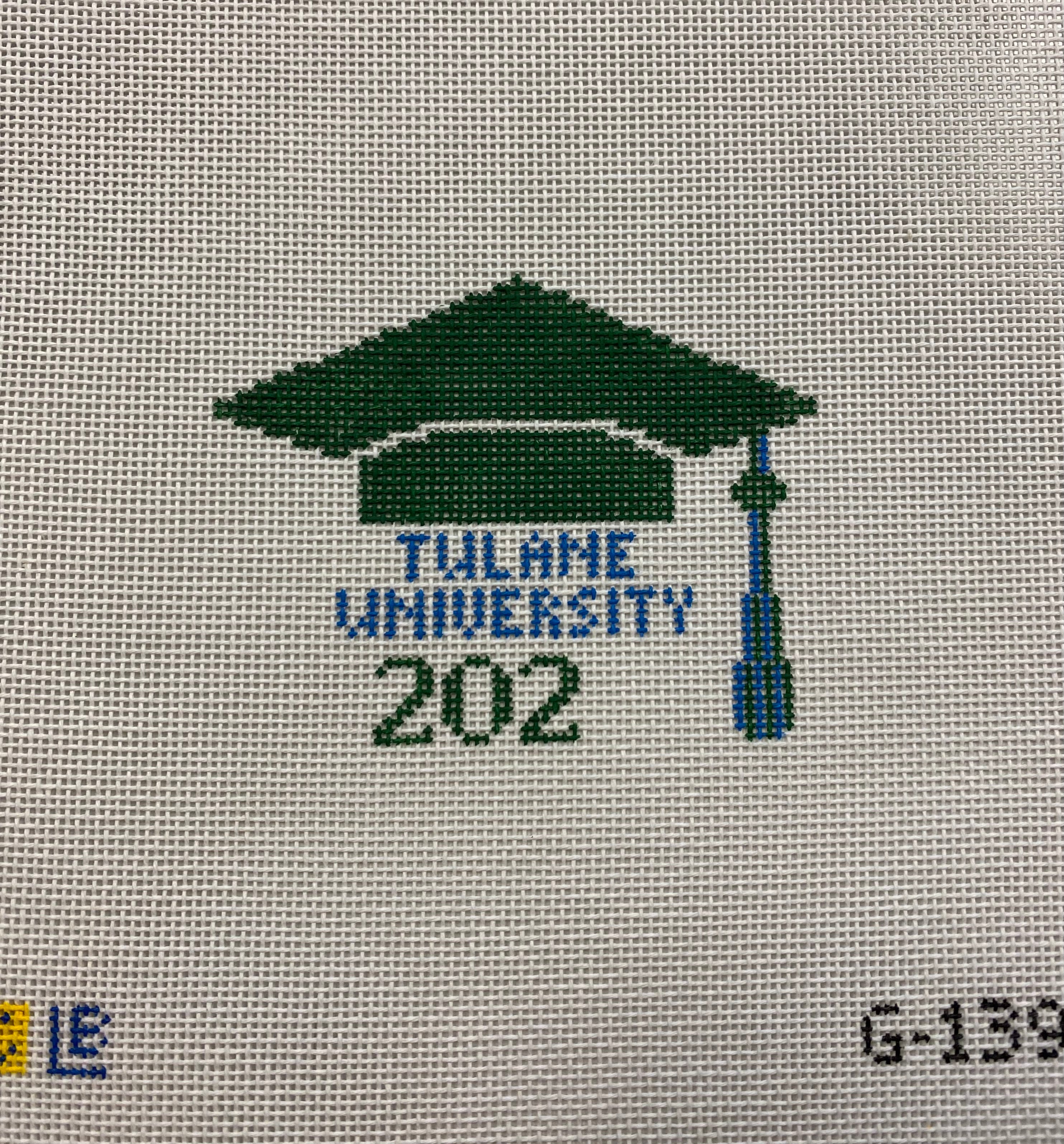 Tulane Graduation Cap – Needle Nola