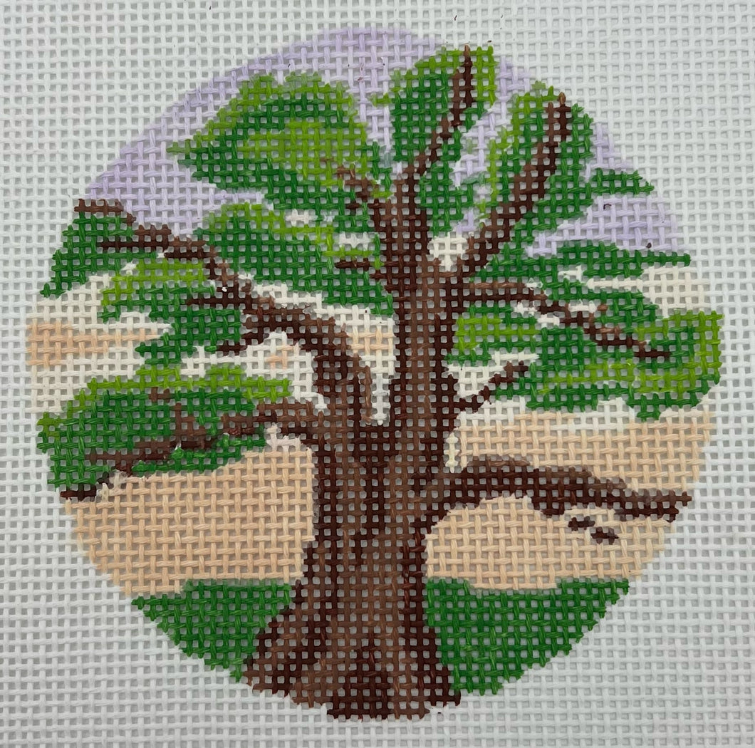 Oak Tree Needlepoint Canvas