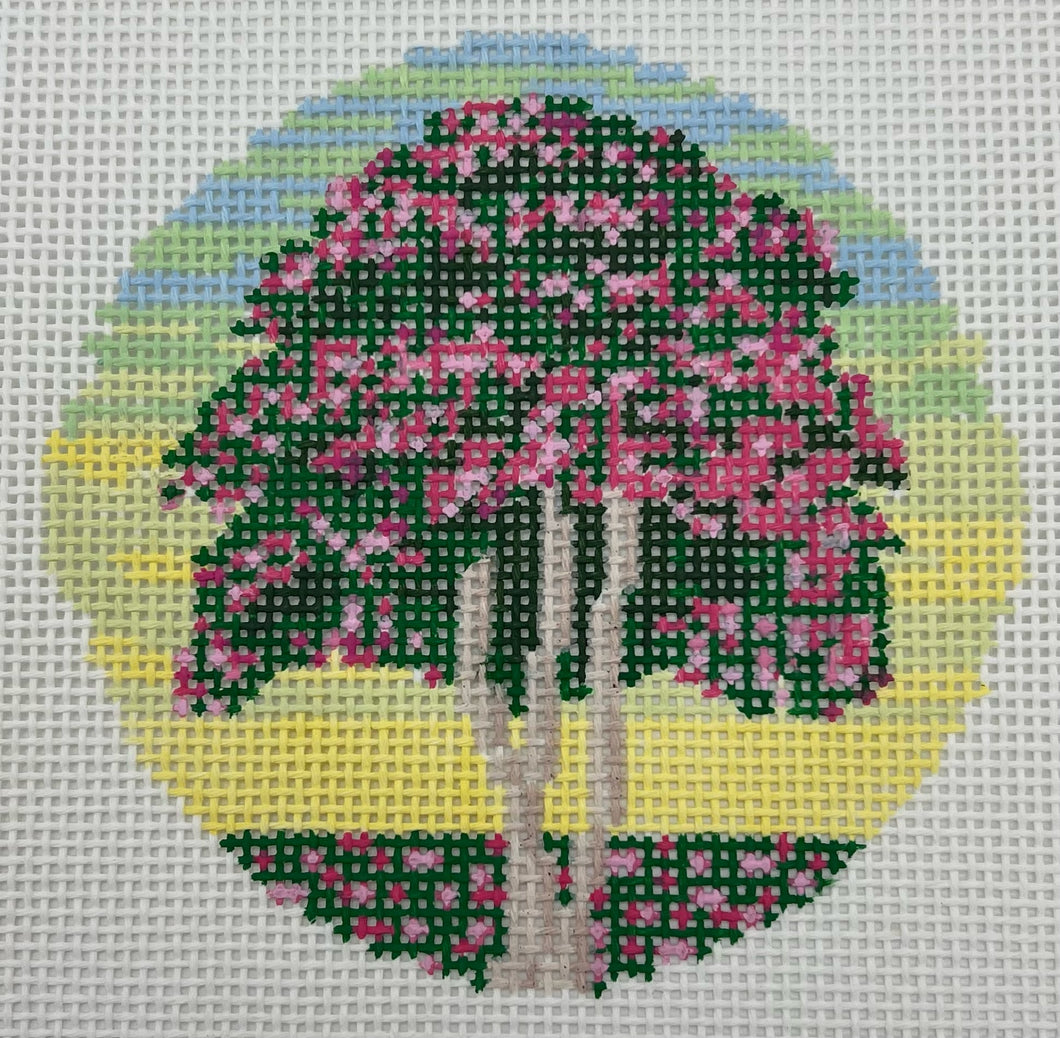 Crepe Myrtle Needlepoint Canvas