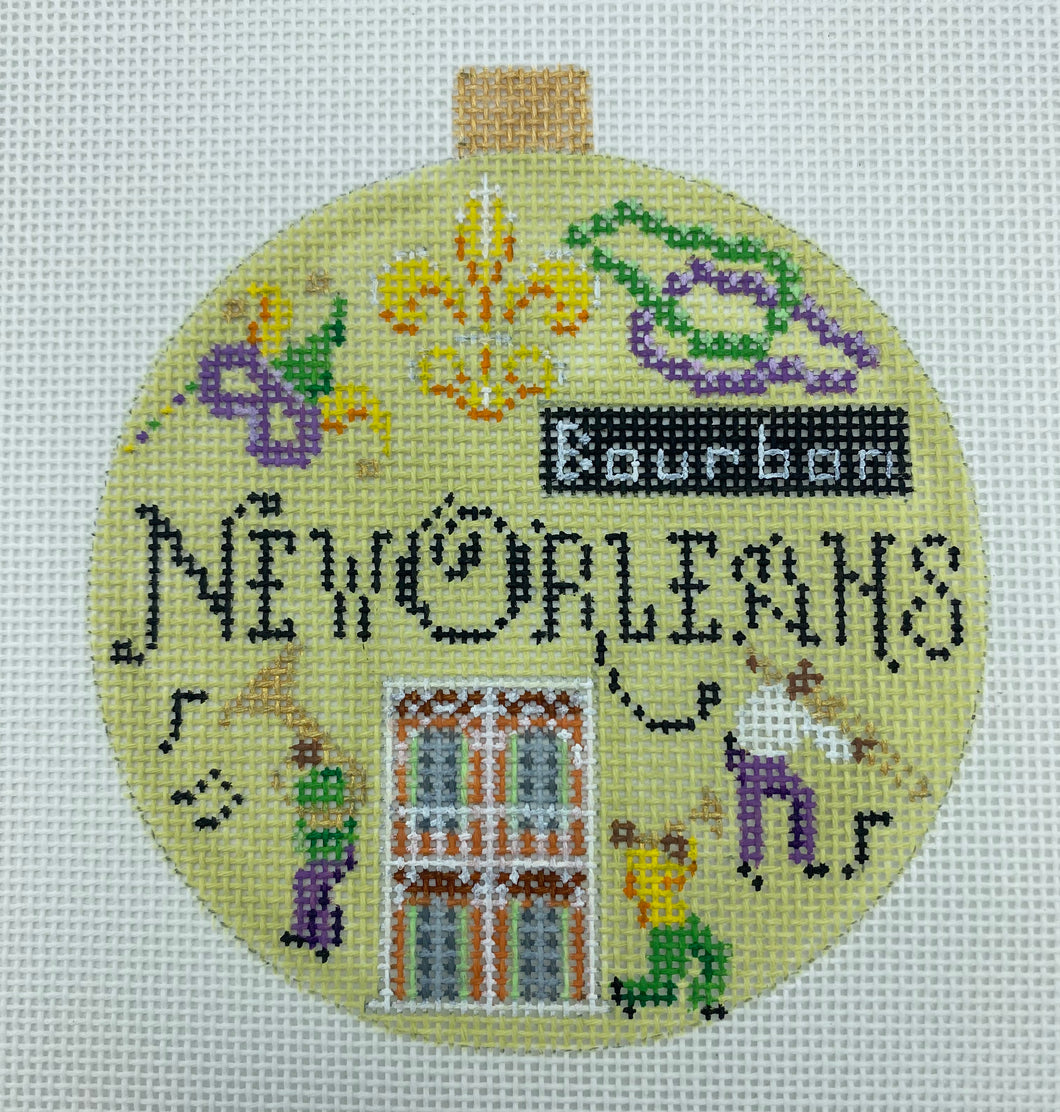 New Orleans Bourbon Mardi Gras Round