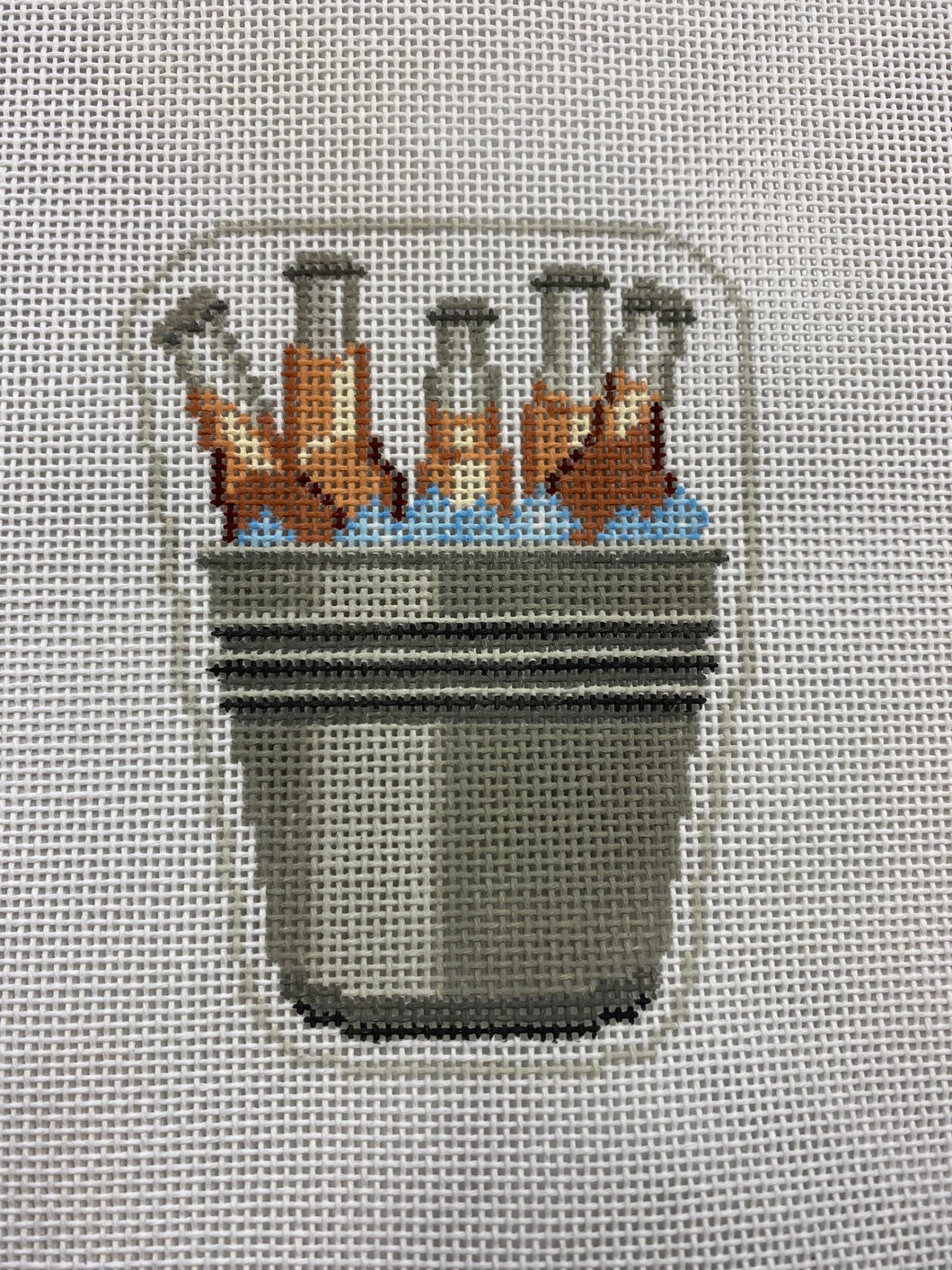 Bucket o' Beer Needlepoint Ornament